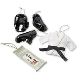 Karate 5 Piece Ornament Set